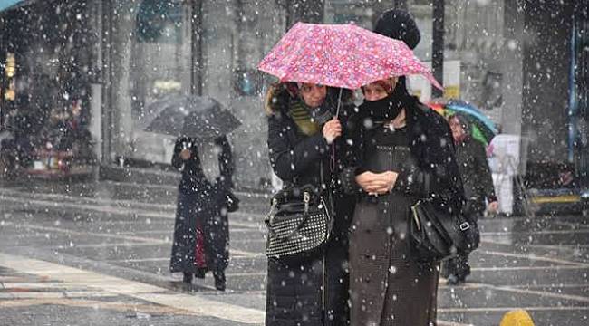İstanbul'un Yüksek Kesimlerinde Karla Karışık Yağmur Bekleniyor
