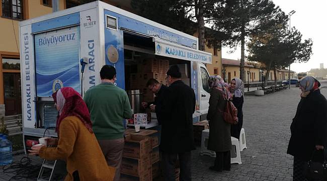 Kapaklı Belediyesi, Depremin Yaşandığı Elazığ'a "Mobil İkram Aracı" Gönderdi