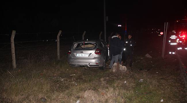 Otomobillerin Çarpışması Sonucu 3 Kişi Yaralandı