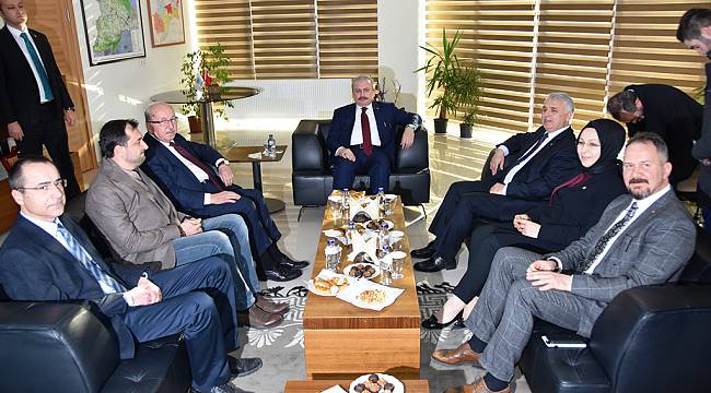 TBMM Başkanı Mustafa Şentop’tan Tekirdağ Büyükşehir Belediyesine Ziyaret
