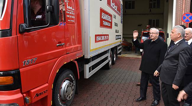 Tekirdağ Büyükşehir Belediyesinden Elazığ ve Malatya’ya Yardım Eli