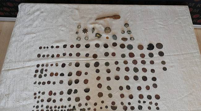 Tekirdağ'da Otomobilde 171 Sikke Ele Geçirildi
