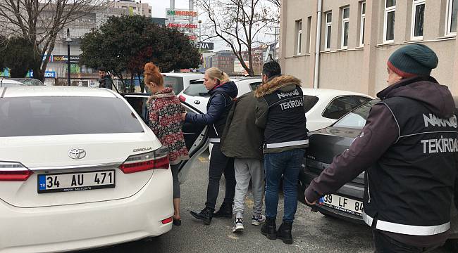 Çorlu'da Uyuşturucu Operasyonu, 8 Gözaltı