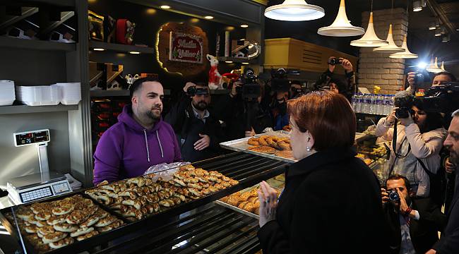 Akşener'den Esnafa Ziyaret