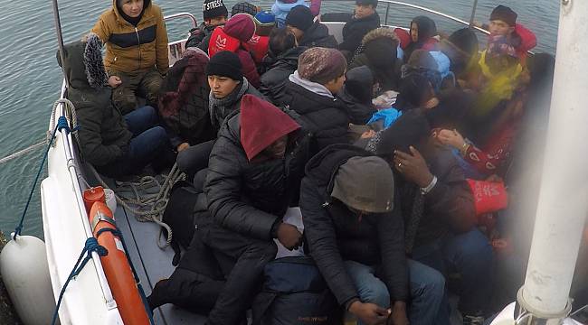 Çanakkale'de 38 Düzensiz Göçmen Yakalandı