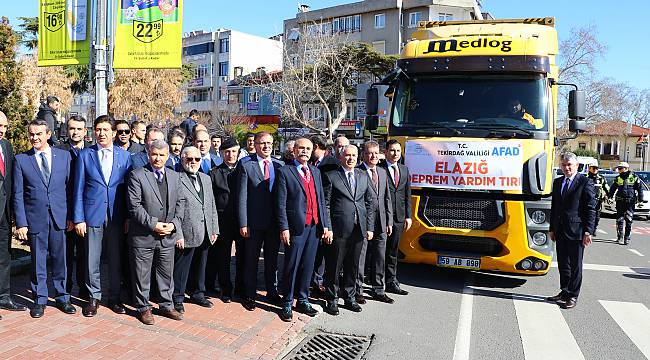 Depremzedelere 4 TIR Yardım Gönderildi