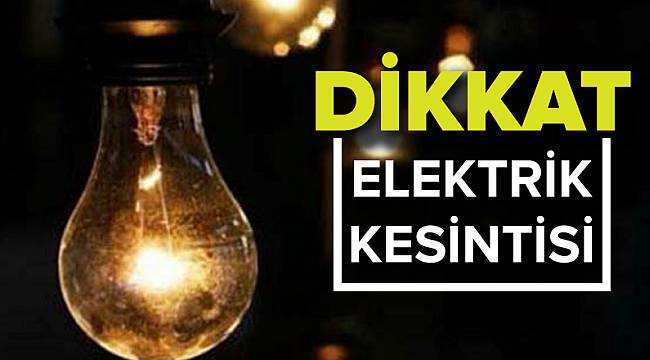 Edirne’de 8 Saat Elektrik Yok