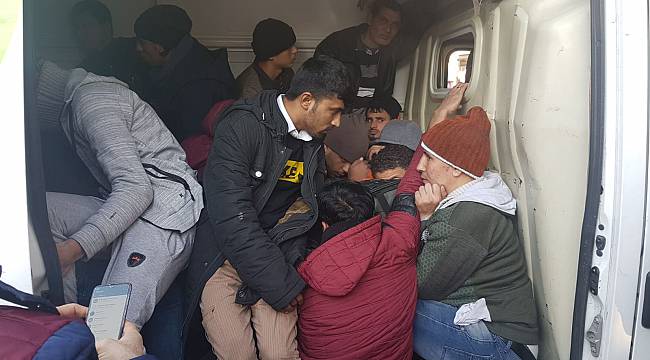 Kırklareli'nde 29 Düzensiz Göçmen Yakalandı