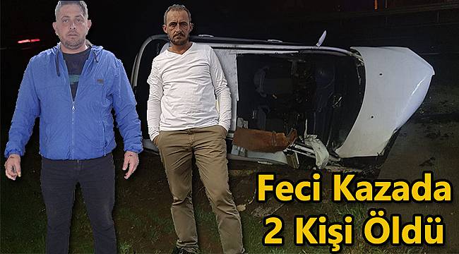 Su Kanalına Devrilen Otomobildeki 2 Kişi Öldü
