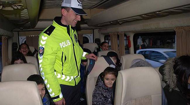 Okul Servis Araçları Denetlendi