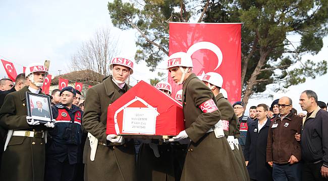 Uzman Çavuş Halil Demir, Son Yolculuğuna Uğurlandı