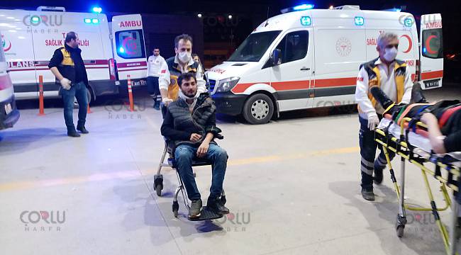 Bursa'da Kazazedenin Basın Mensubuna Saldırısı Kameralara Yansıdı