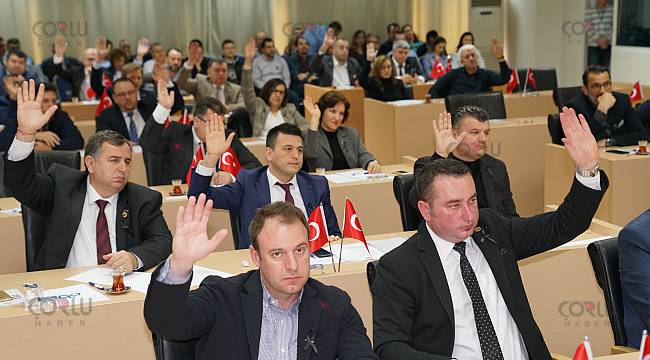 Çorlu Belediyesi Meclis Toplantısında Alınan Kararlar