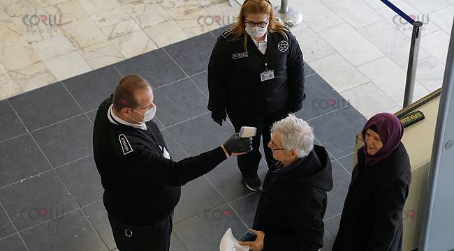 Çorlu Belediyesi’nde Koronavirüse Karşı Tedbirler Sürüyor