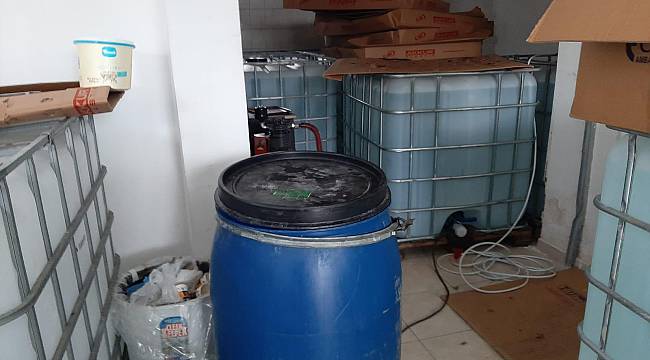 Ergene'de 25 Ton Kaçak Dezenfektan Ele Geçirildi