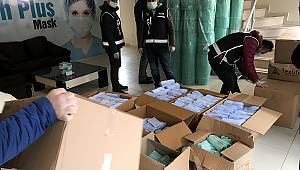Kaçak Üretilen 100 Bin Maskeye El Konuldu