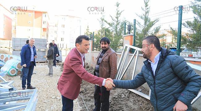 Kapaklı'da Yöresel Ürün Üretim ve Satış Merkezi Yapımı Devam Ediyor