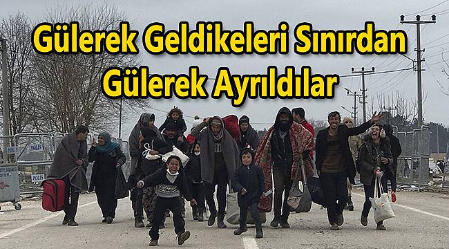 Mülteciler 1 Aydır Bekledikleri Sınırı Terk Ediyor