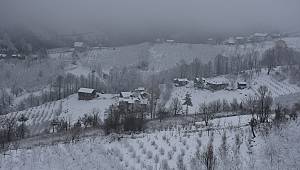 Sakarya'ya Kar Yağdı