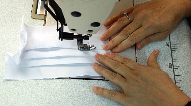 Süleymanpaşa'da Yıkanabilir Maske Üretimine Başlandı