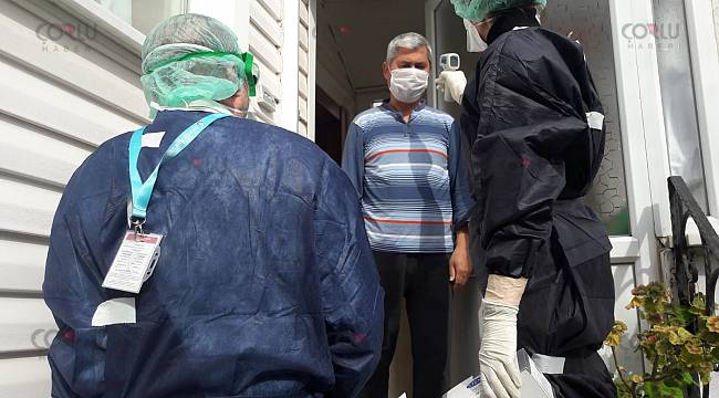 Yurt Dışından Gelenler Evlerinde Kontrol Edildi