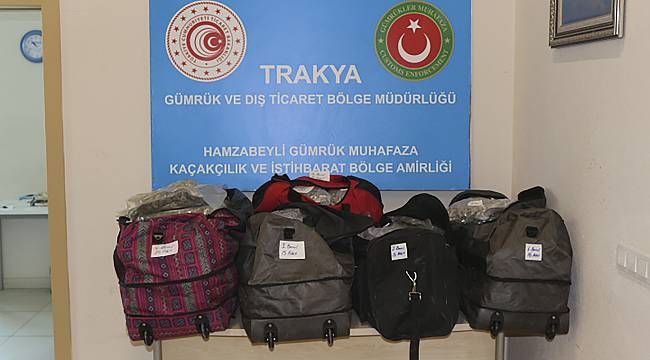 44 Kilo Esrar 25 Milyon Makaron Ele Geçirildi