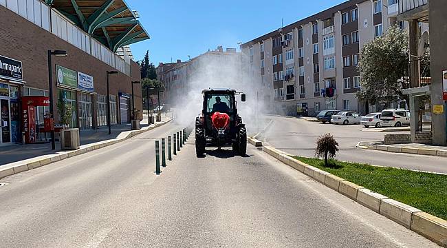 Bandırmalı Muhtarlardan Dezenfekte Çalışmalarına Destek