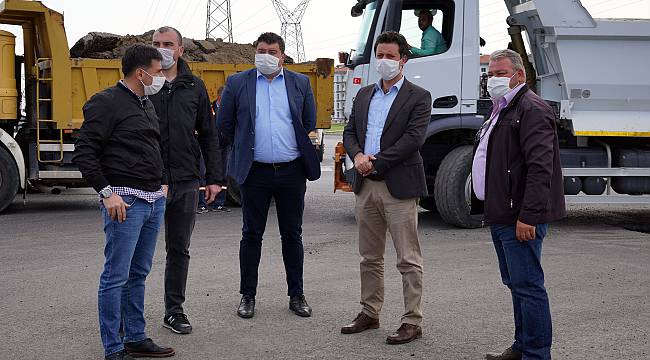 Başkan Sarıkurt Çalışmaları Yerinde İnceledi