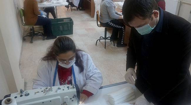 Gönüllülerin Ürettiği Maskeler Köylere Dağıtılıyor
