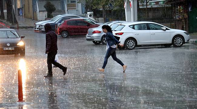 Kırklareli'nde Sağanak Etkili Oldu