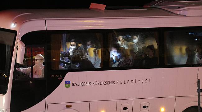 KKTC'den Getirilen 190 Kişi, Balıkesir'deki Yurtta Karantinaya Alındı