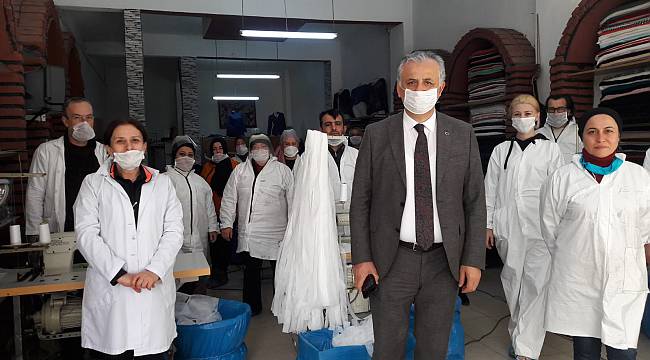 Kocaelili Terzilerden Maske Üretimi