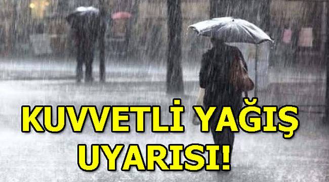 Meteoroloji'den Kuvvetli Yağış Uyarısı