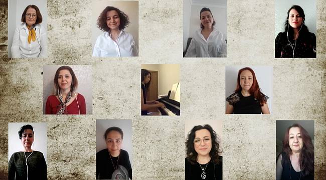 Çanakkaleli Anneler, Şehit Anneleri İçin "Annemize Türkü" Eserini İcra Etti