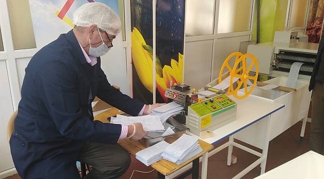 Gölcük Mesleki ve Teknik Anadolu Lisesinden Maske Üretimine Destek