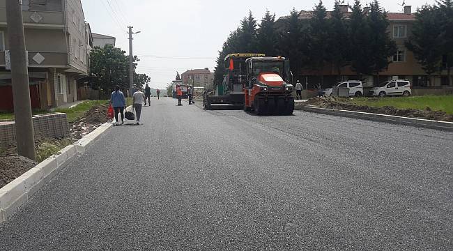 Sağlık Mahallesi 9. Sokakta Asfalt Çalışması Tamamlandı