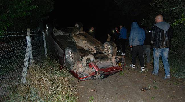 Takla Atan Otomobilin Sürücüsü Hayatını Kaybetti