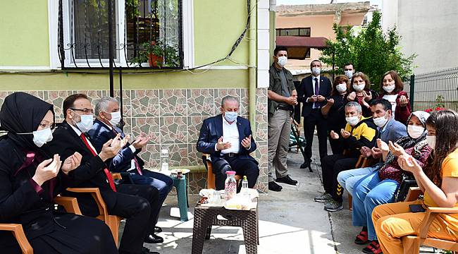TBMM Başkanı Şentop Tekirdağ'da Şehit Ailelerini Ziyaret Etti