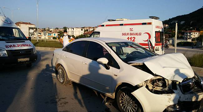 Bilecik’te Otomobil ile Ambulans Çarpıştı, 1 Yaralı