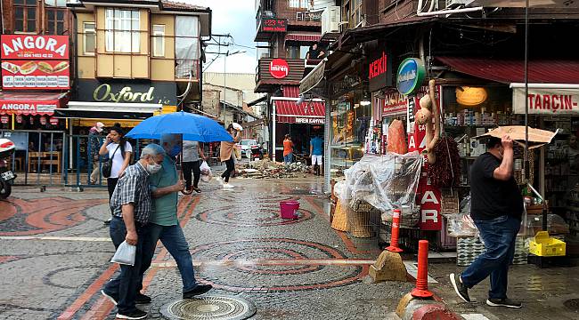 Edirne'de Sağanak Etkili Oldu