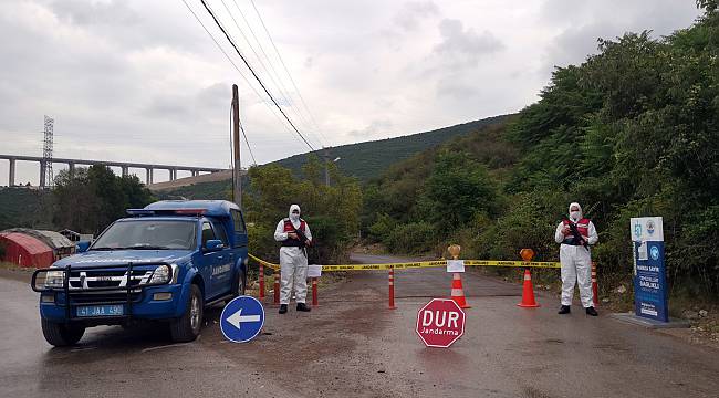 Kocaeli'de Bir Sokak Karantinaya Alındı
