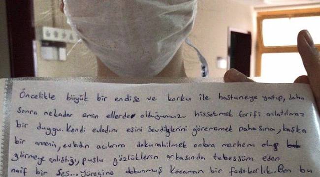 Kovid-19'u Yenen 5 Yaşındaki Çocuğun Annesinden Duygulandıran Mektup
