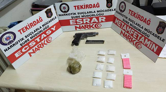 Tekirdağ'da Uyuşturucu Operasyonu, 8 Gözaltı