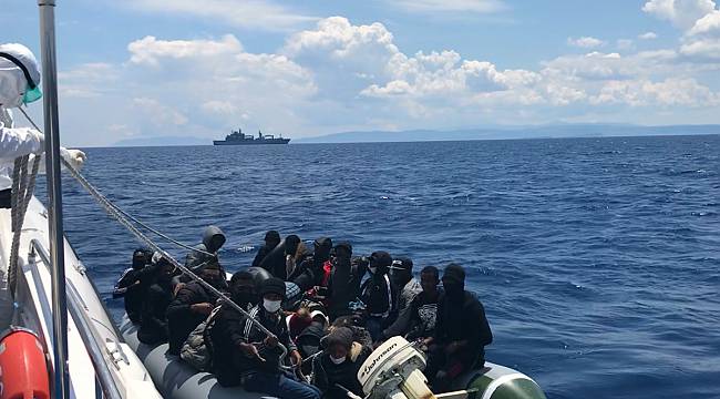 Türk Kara Sularına İtilen 85 Sığınmacı Kurtarıldı