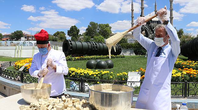 Edirne Esnafı Ayasofya'da 1,5 Ton Helva Dağıtmak İstiyor