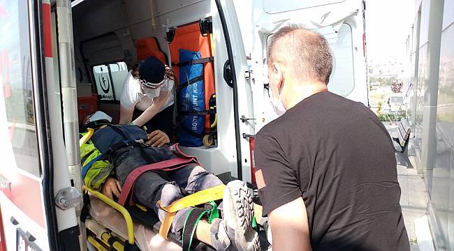 İnşaattan Düşen İşçi Yaralandı