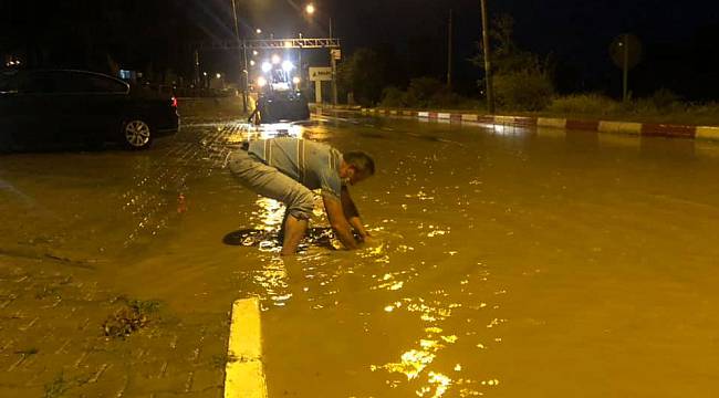 Kırklareli'de sağanak etkili oldu