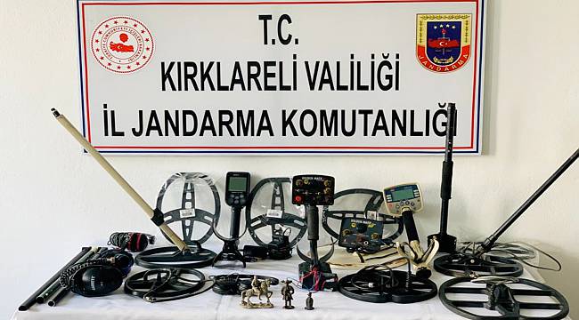 Kırklareli'nde Tarihi Eser Kaçakçılığı Operasyonu, 5 Gözaltı