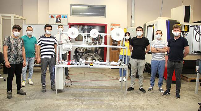 Tekirdağ'da Öğretmenler "Cerrahi Maske Üretim Makinesi" Yaptı