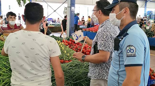 Zabıta Ekipleri Semt Pazarını Denetledi